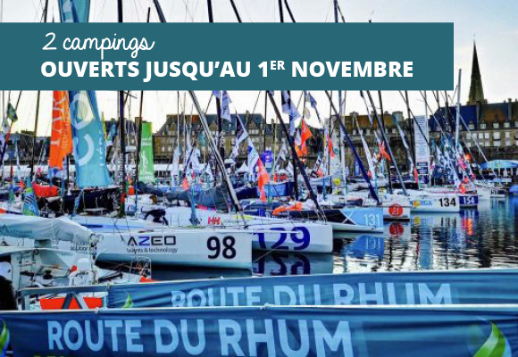 illustration du camping ouvert pour la route du rhum
